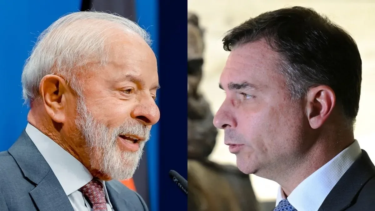 Flávio Bolsonaro critica governo Lula e diz liderar pesquisas no Sudeste