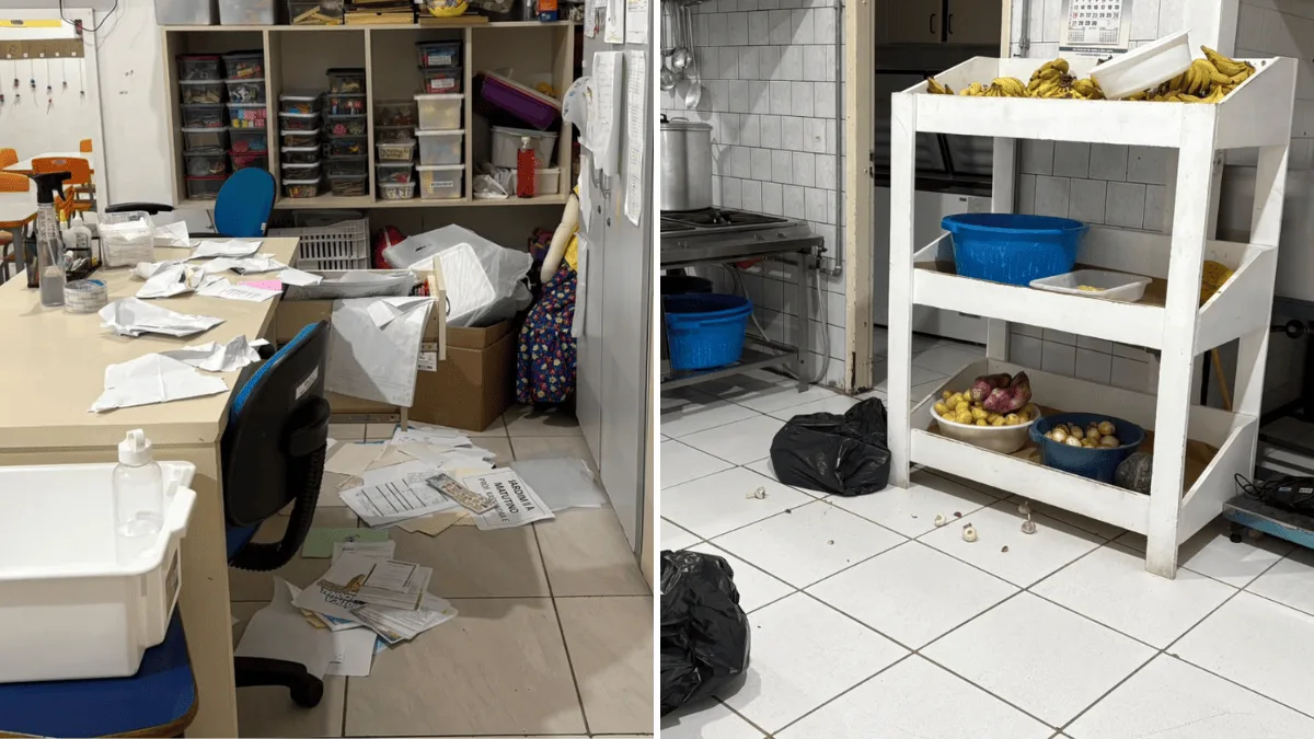 Invasão interrompe aulas e leva dinheiro, televisão e alimentos de creche em Balneário