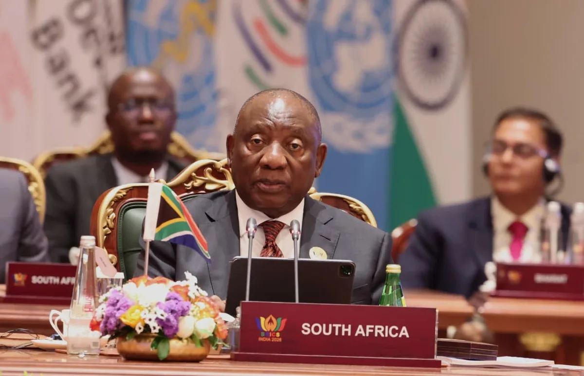 Ramaphosa pede aplicação igual do direito internacional no BRICS