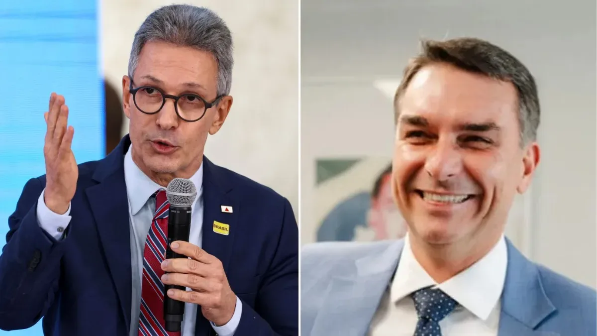 Zema apoia Flávio Bolsonaro no segundo turno das eleições de 2026