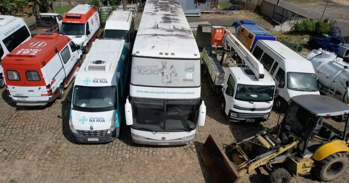 Criciúma abre leilão eletrônico de veículos e máquinas da prefeitura
