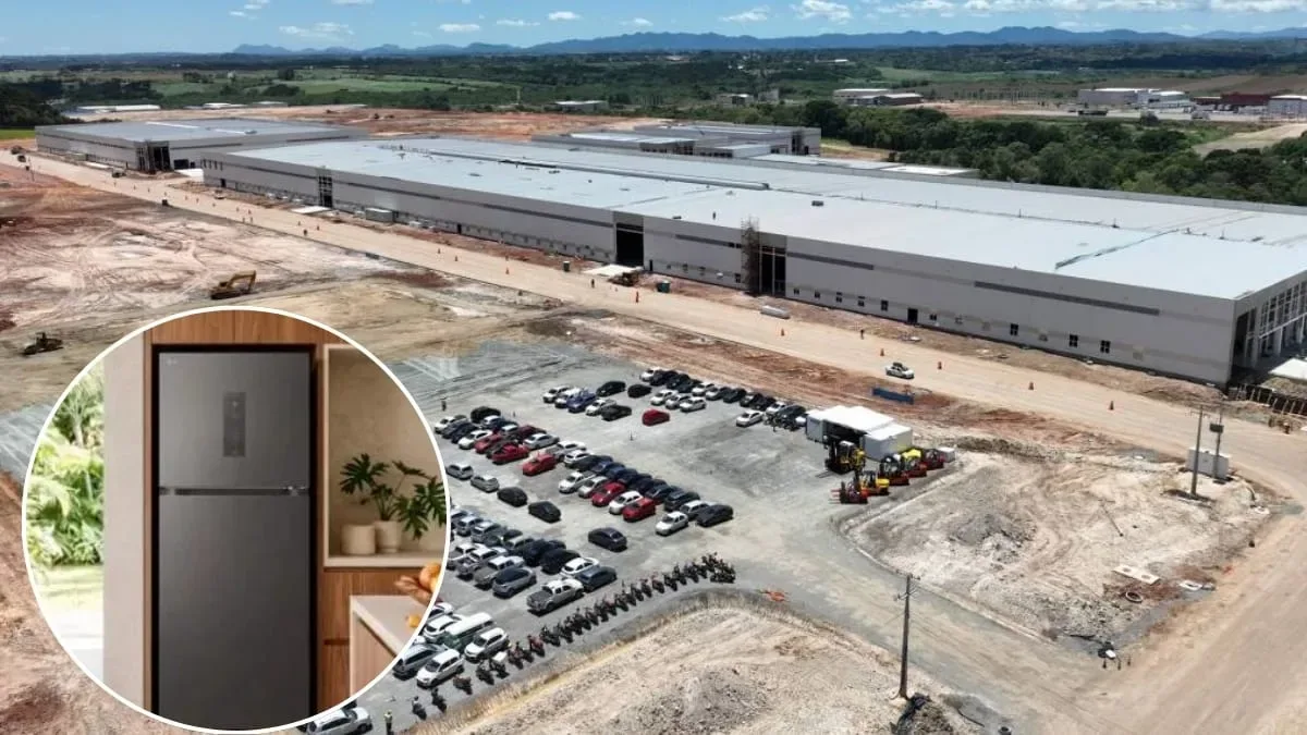 LG inaugura fábrica de geladeiras de R$ 1,5 bilhão no Paraná