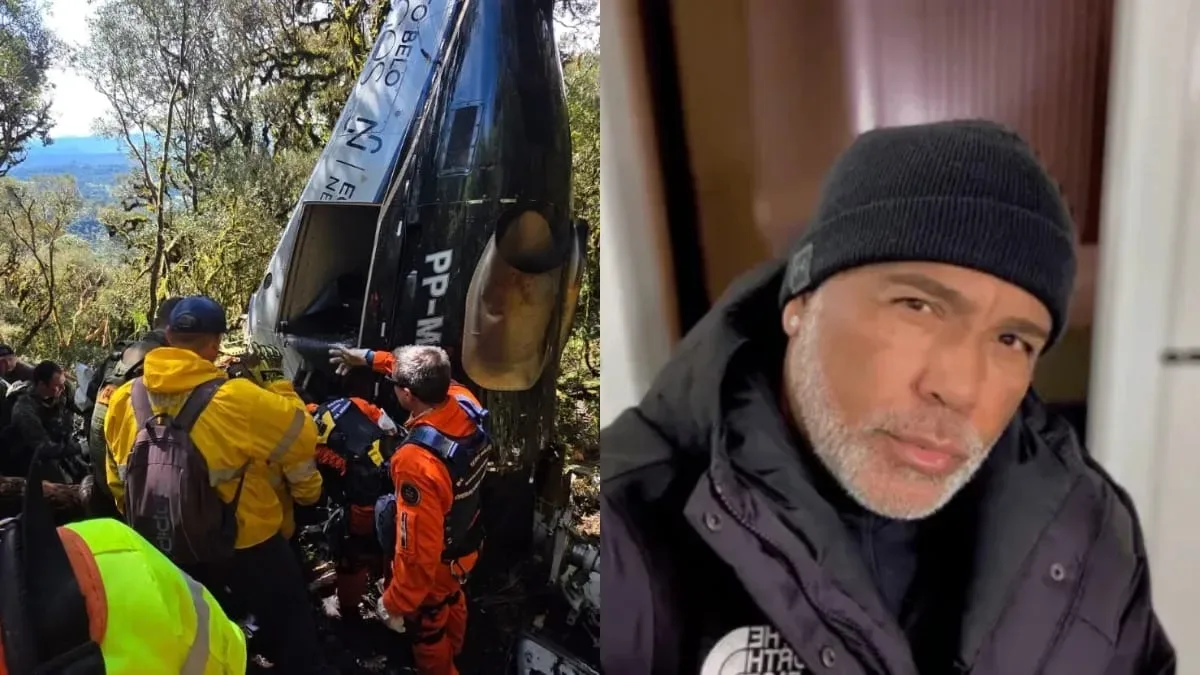 Mensagens alertaram copiloto sobre tempo antes da queda do helicóptero de Rick
