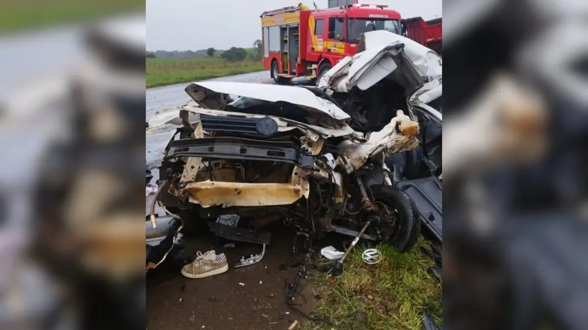 Colisão na BR-470 deixa dois mortos e um ferido em Campos Novos