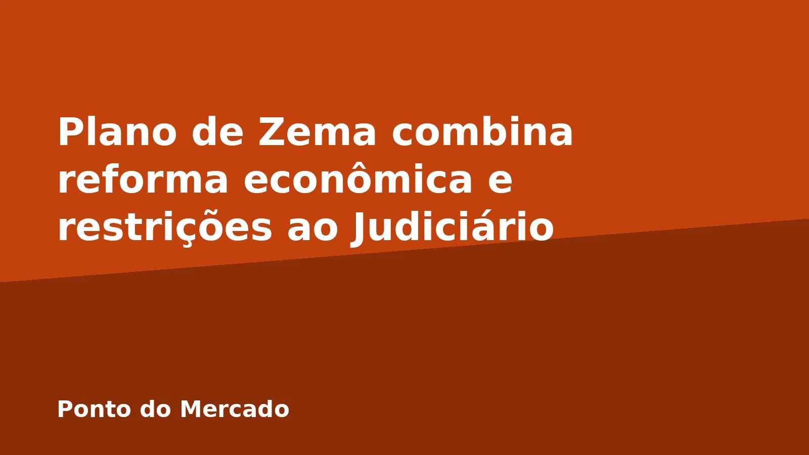 Plano de Zema combina reforma econômica e restrições ao Judiciário