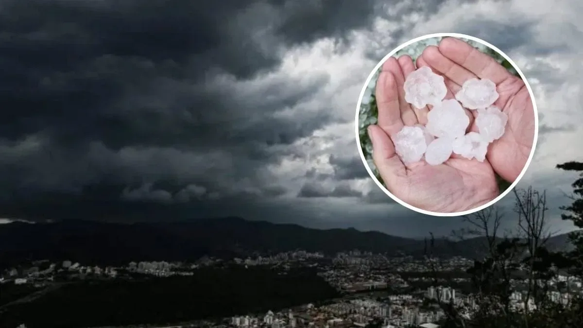 Frente fria eleva risco de temporais em regiões de Santa Catarina