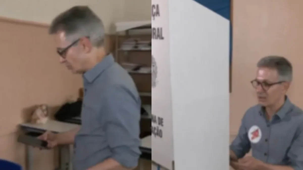 TRE-MG vai apurar uso de celular por Zema dentro da cabine de votação