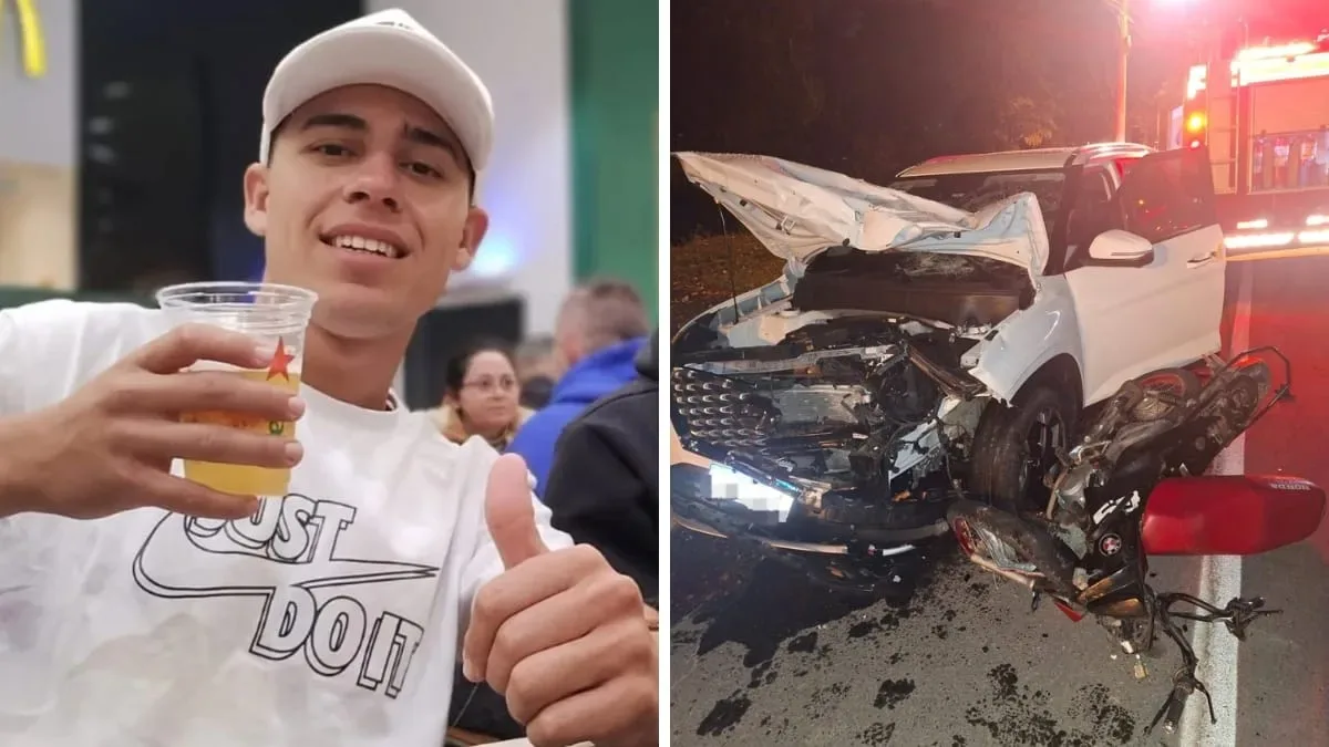 Colisão entre carro e moto mata motociclista de 27 anos em Pomerode (SC)
