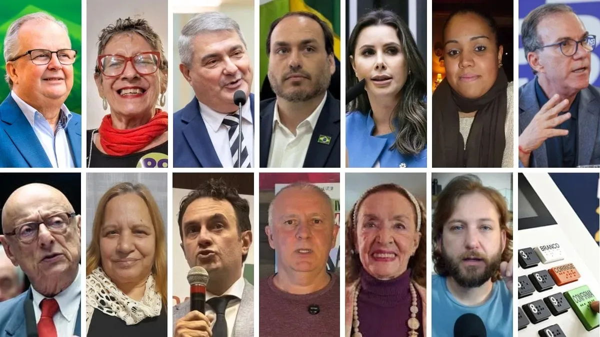Santa Catarina terá 13 candidatos para duas vagas ao Senado em 2026