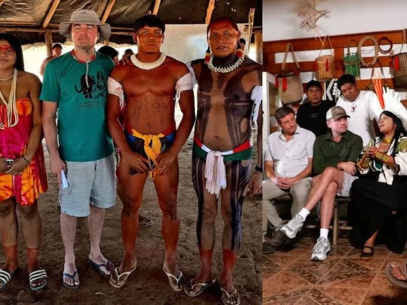 DiCaprio aponta impactos do garimpo ilegal nos rios e comunidades do Xingu