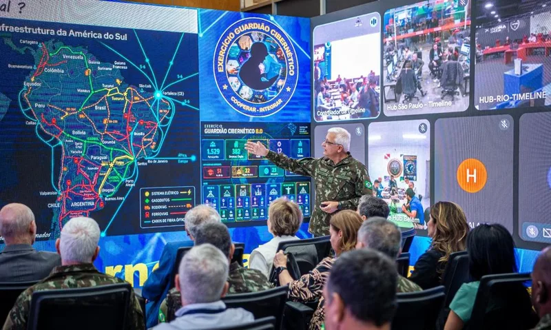 Exército reúne 1,3 mil em simulação de defesa cibernética