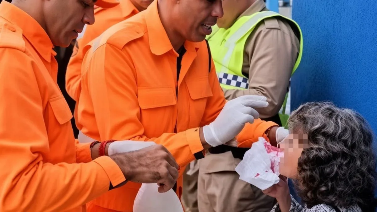 Queda sobre papéis de campanha deixa eleitora ferida em Pouso Alegre