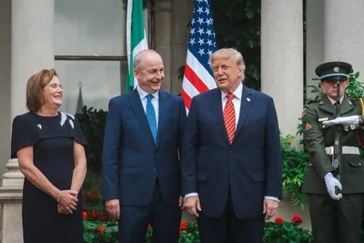 Trump apoia reunificação da Irlanda e prevê que mudança acontecerá