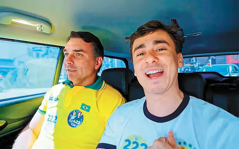 Nikolas amplia rede eleitoral e diverge de aliados de Flávio Bolsonaro