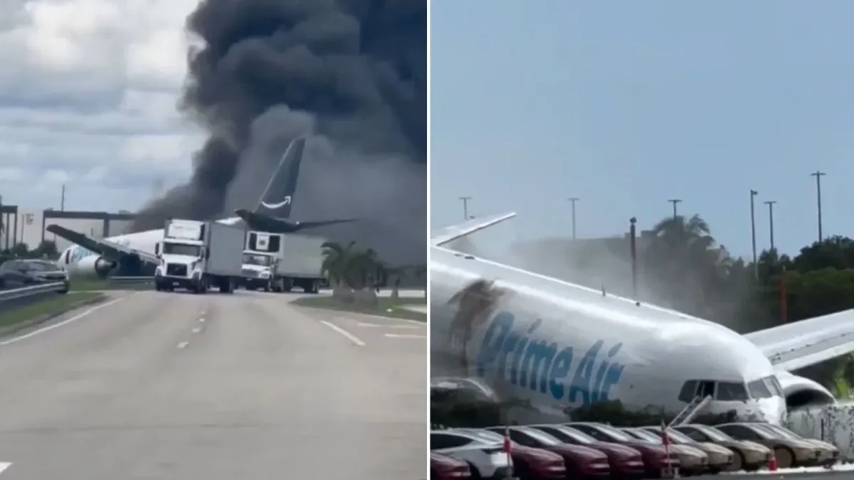 Incêndio após pouso de cargueiro mobiliza resgate e fecha aeroporto de Miami