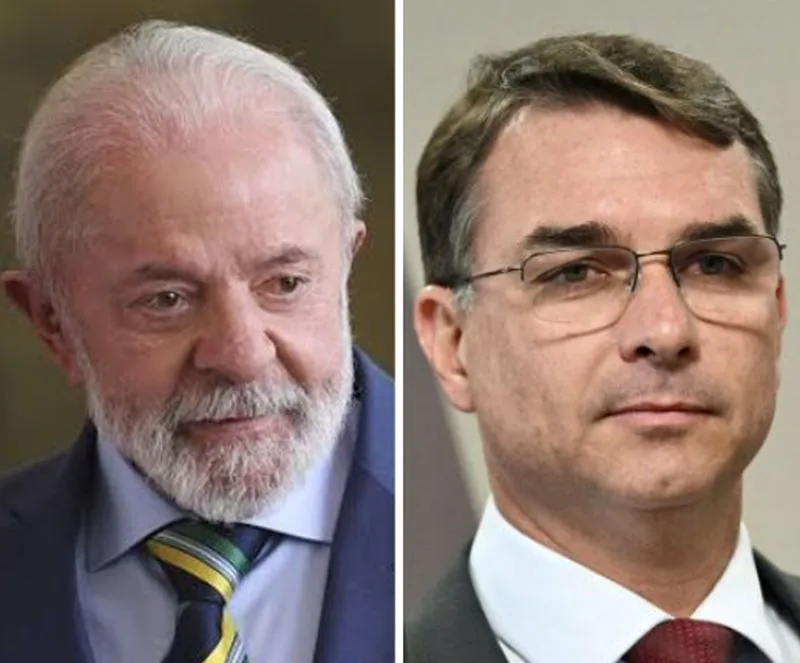 Lula lidera primeiro turno, mas empata com Flávio Bolsonaro no segundo
