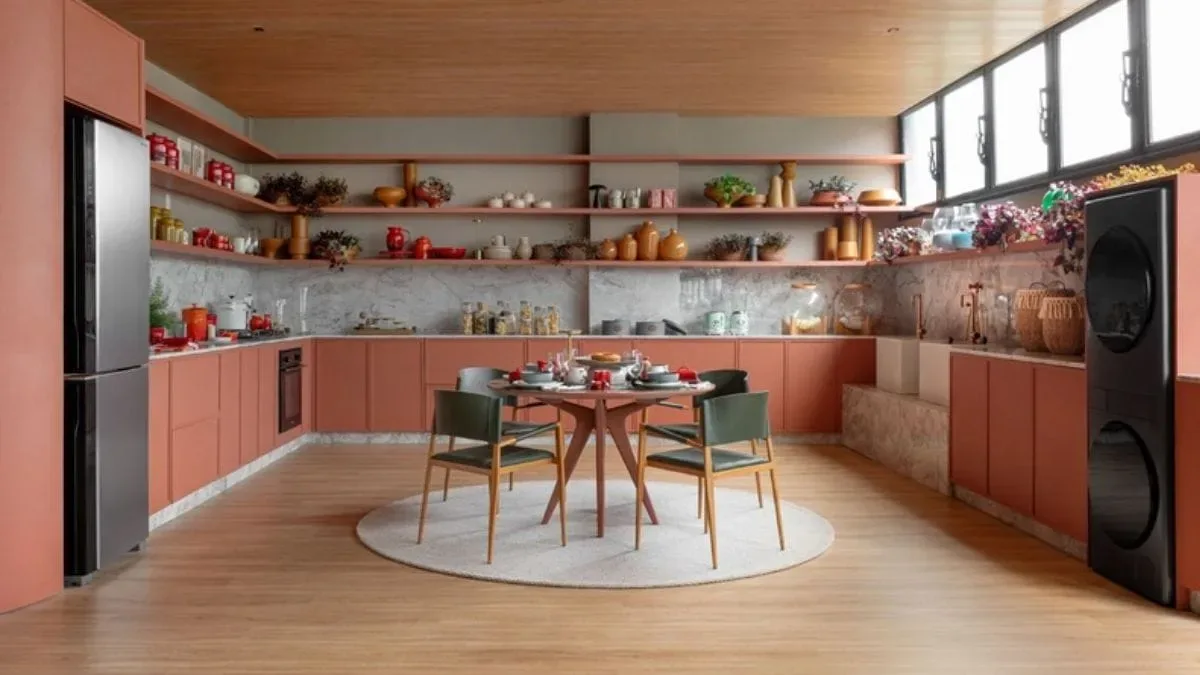 Brastemp apresenta eletrodomésticos com automação em cozinha vintage na CASACOR SC