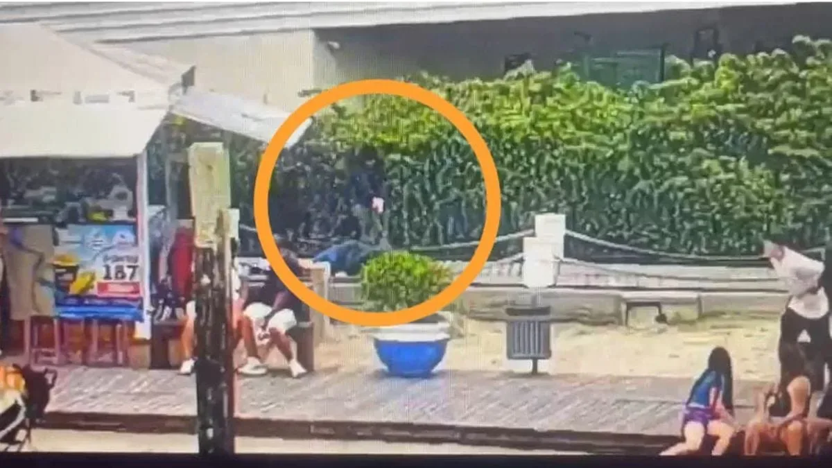 Homem é baleado na cabeça na orla de Balneário Camboriú