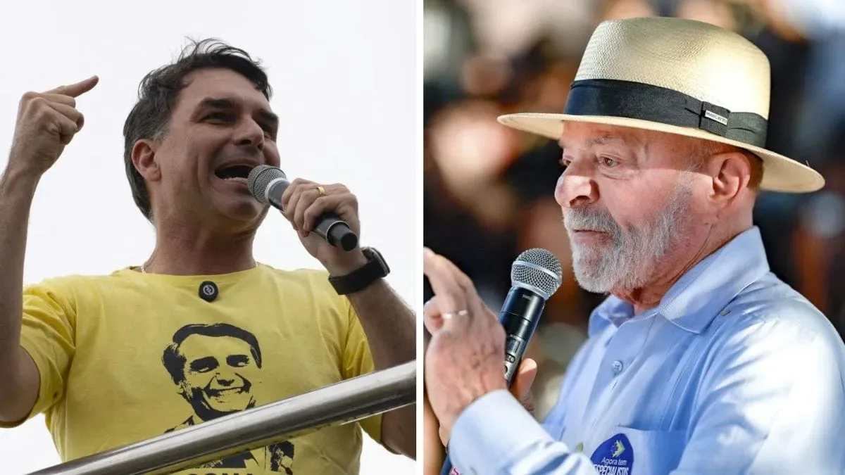 Flávio Bolsonaro confirma presença em debate da Globo e chama Lula para confronto