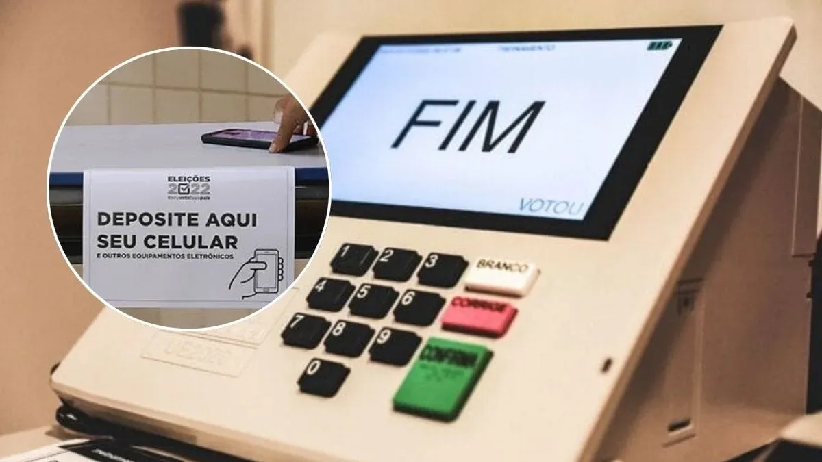Celular deve ser entregue ao mesário antes do voto na urna