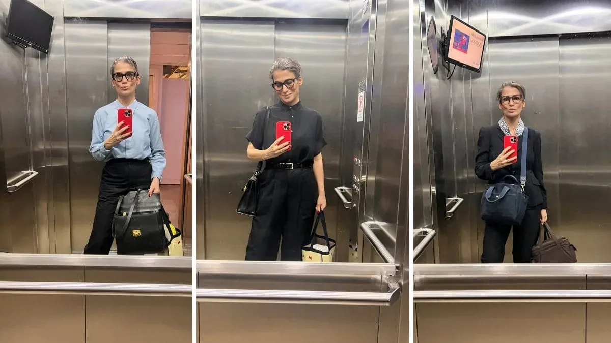 Renata Vasconcellos exibe no Instagram peças que compõem seu visual na televisão