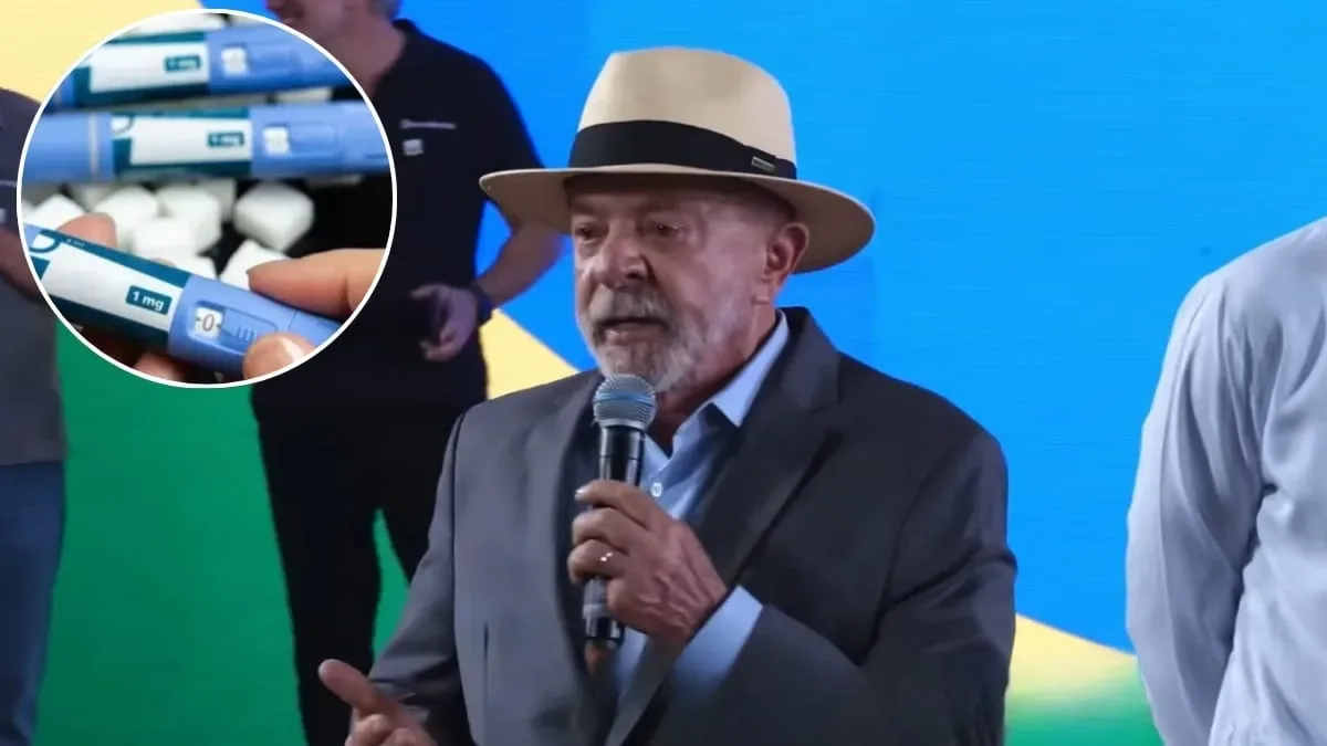 Lula anuncia canetas contra obesidade no SUS com prescrição médica