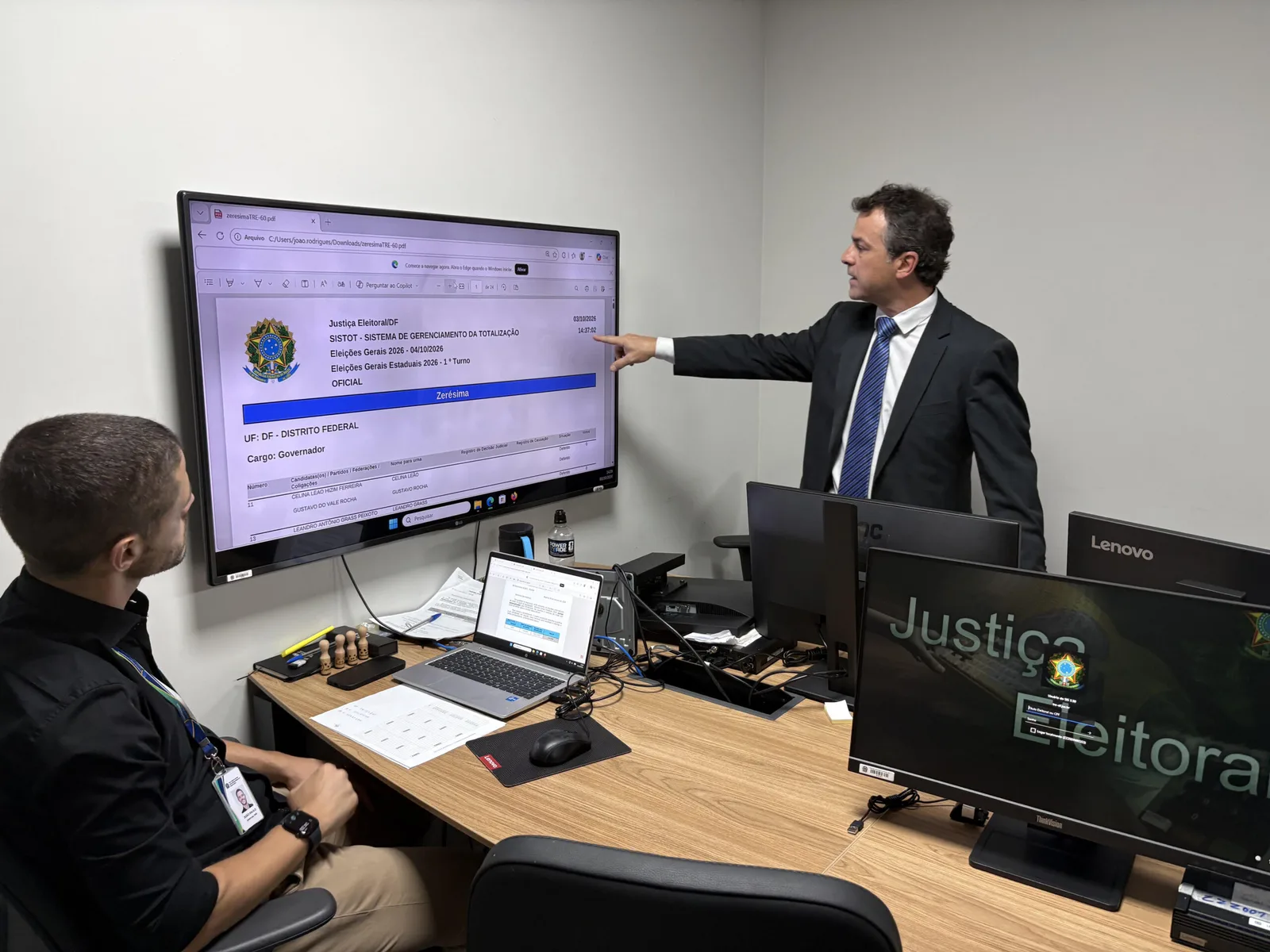 TRE-DF emite zerésima e confirma urnas sem votos antes do primeiro turno