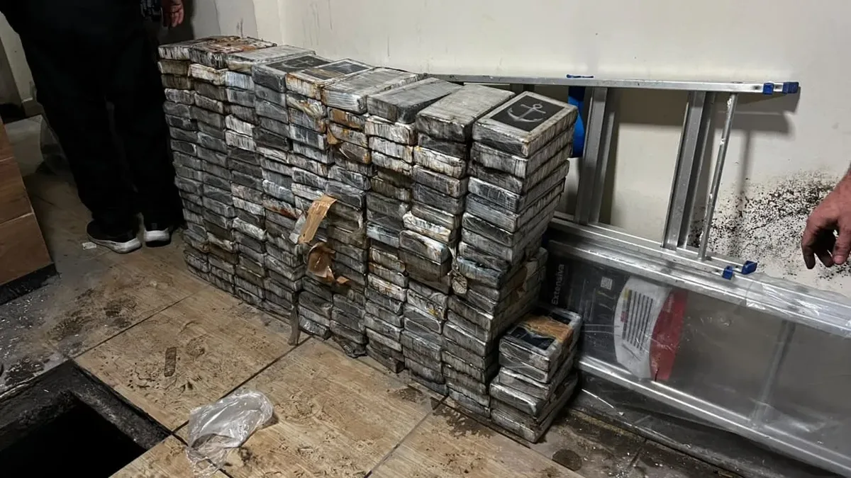 Apreensões ligam 5,2 toneladas de cocaína a grupo que usava imóveis alugados em SC