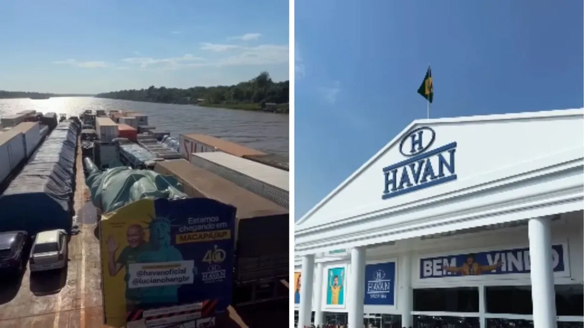 Estátua da Havan chega a Belém antes de seguir para Macapá