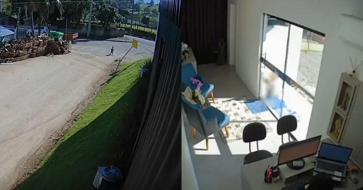 Bebê de 1 ano e 6 meses sai sozinho de creche em Santa Catarina
